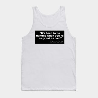 Muhammad Ali saying Tank Top